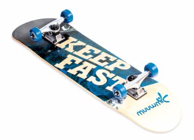 Muuwmi Skateboard skrituļdēlis ar pārnēsājamo somu, ABEC 5, Wave