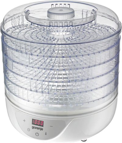Food Dryer, FDK24DW, Power 380 W, Number of trays 5, Temperature control, Integrated timer, White