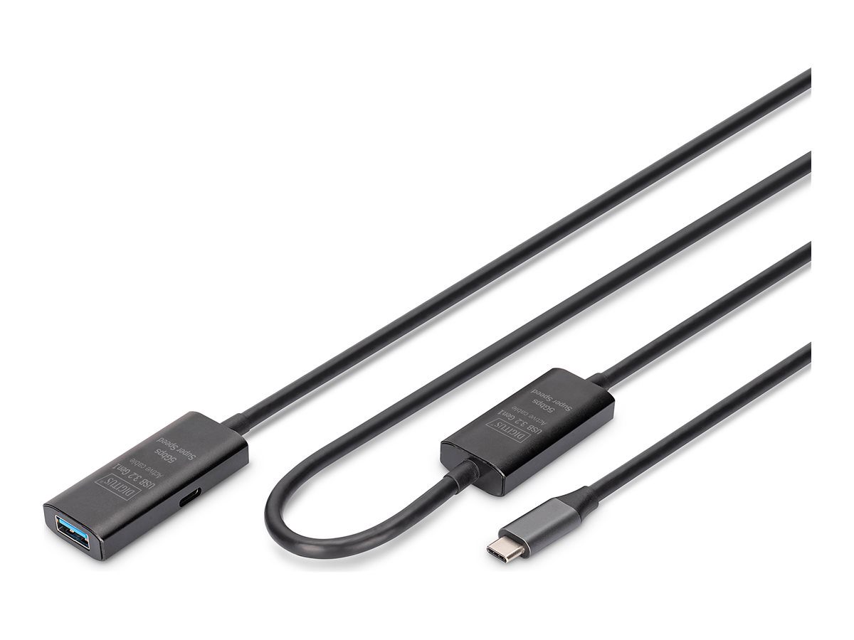 Active USB 3.2 Gen1 5G extension cable, DA-73111, USB-C to USB-A