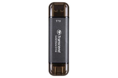 External SSD, TRANSCEND, ESD310C, 1TB, USB-C, USB, 3D NAND, Write speed 950 MBytes/sec, Read speed 1050 MBytes/sec, TS1TESD310C