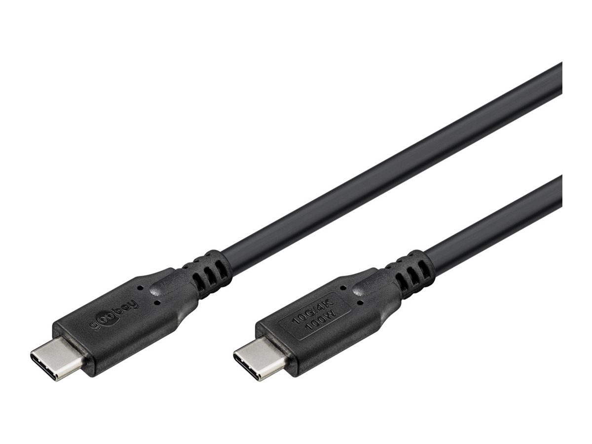 USB-C Cable, USB 3.2, 100 W, 10 Gbit/s, Power Delivery, 2 m