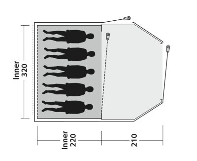 Tent, Earth 5, 5 person(s)