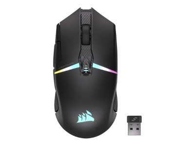 Gaming Mouse, NIGHTSABRE RGB, Wireless, Bluetooth, 2.4 GHz, Black