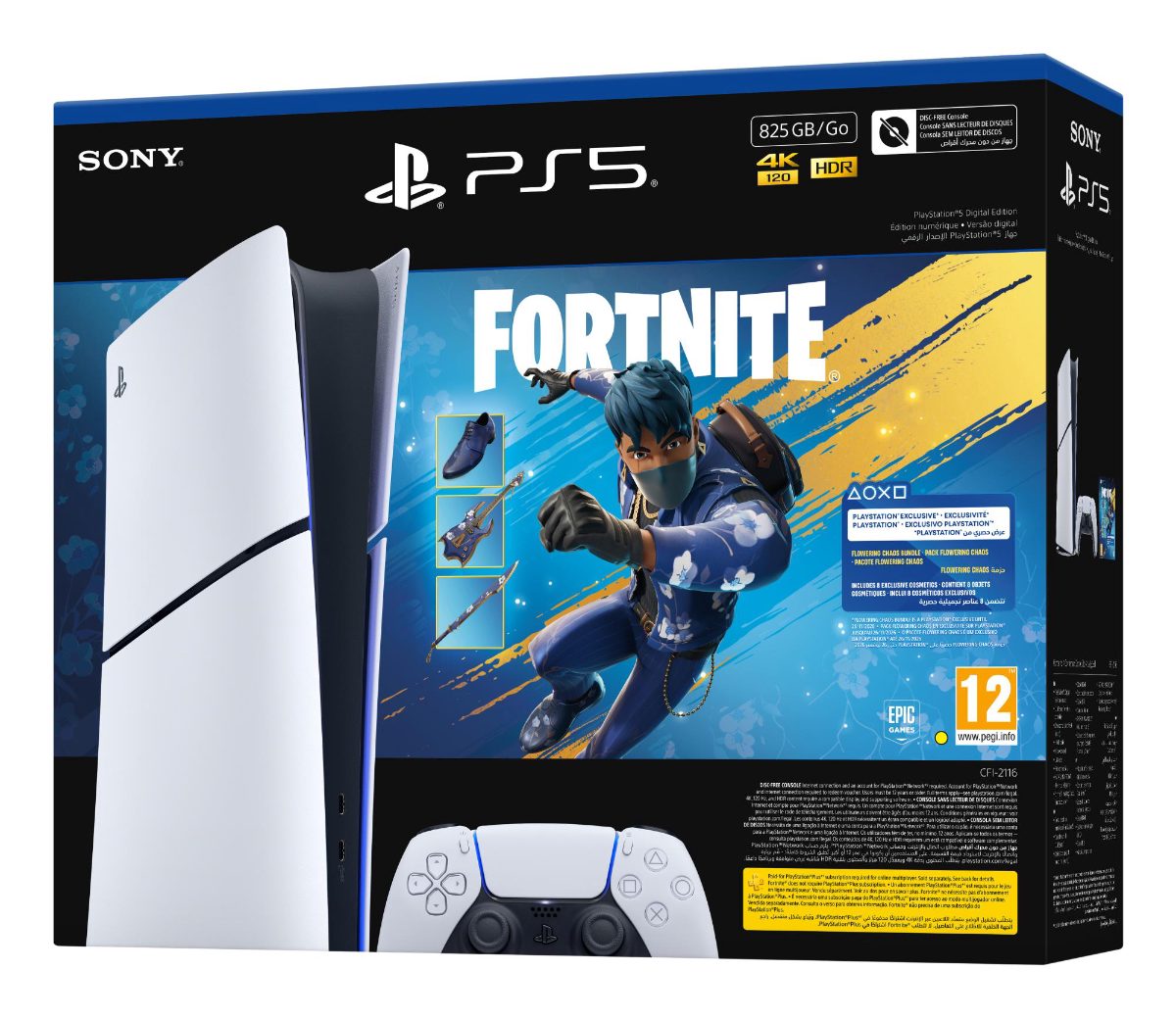 PLAYSTATION 5 CONSOLE SLIM DIG/825GB 711719021742AB SONY