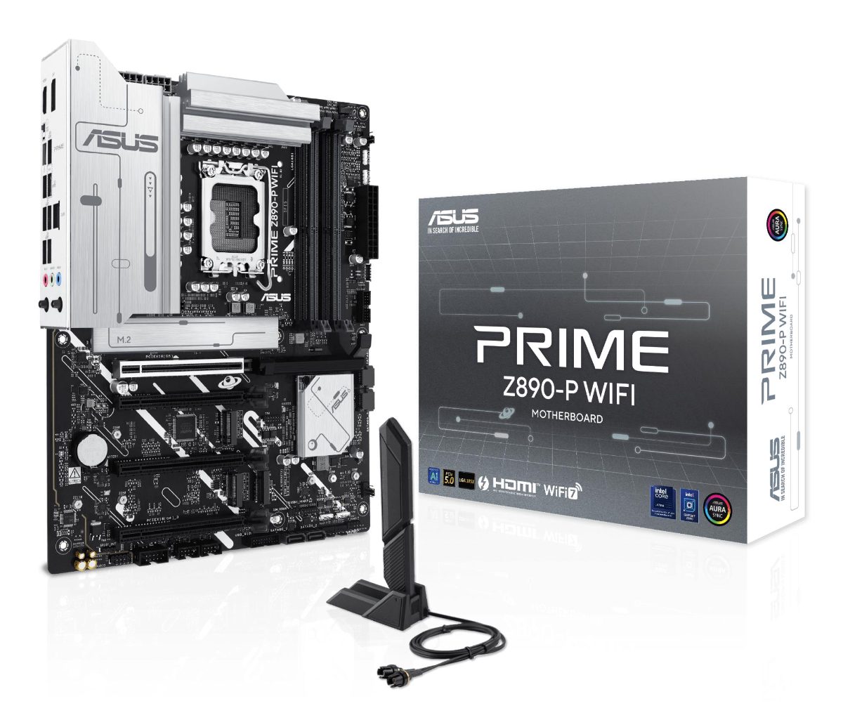 Asus PRIME Z890-P WIFI, Processor family Intel, Processor socket LGA1851, DDR5, Supported hard disk drive interfaces M.2, SATA, Number of SATA connectors 4