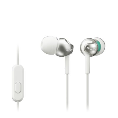 Sony In-ear Headphones EX series, White, Sony, MDR-EX110AP, In-ear, White