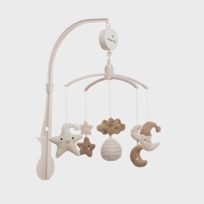 Baby's only muzikālais karuselis, 0+, Heaven clay/ Warm linen
