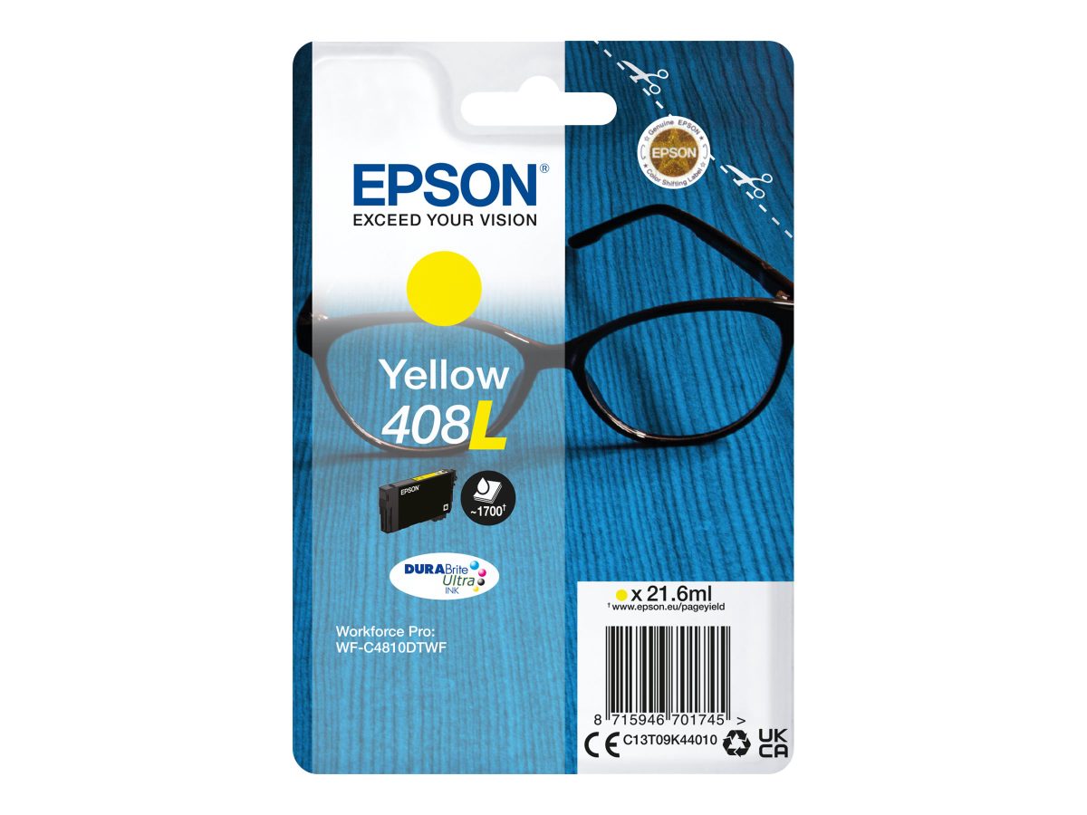 Epson DURABrite Ultra 408L, Ink cartrige, Yellow