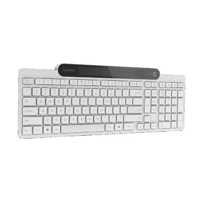 800 Self-Charging, Keyboard, Wireless, Lithuanian, Bluetooth, Wireless connection, White