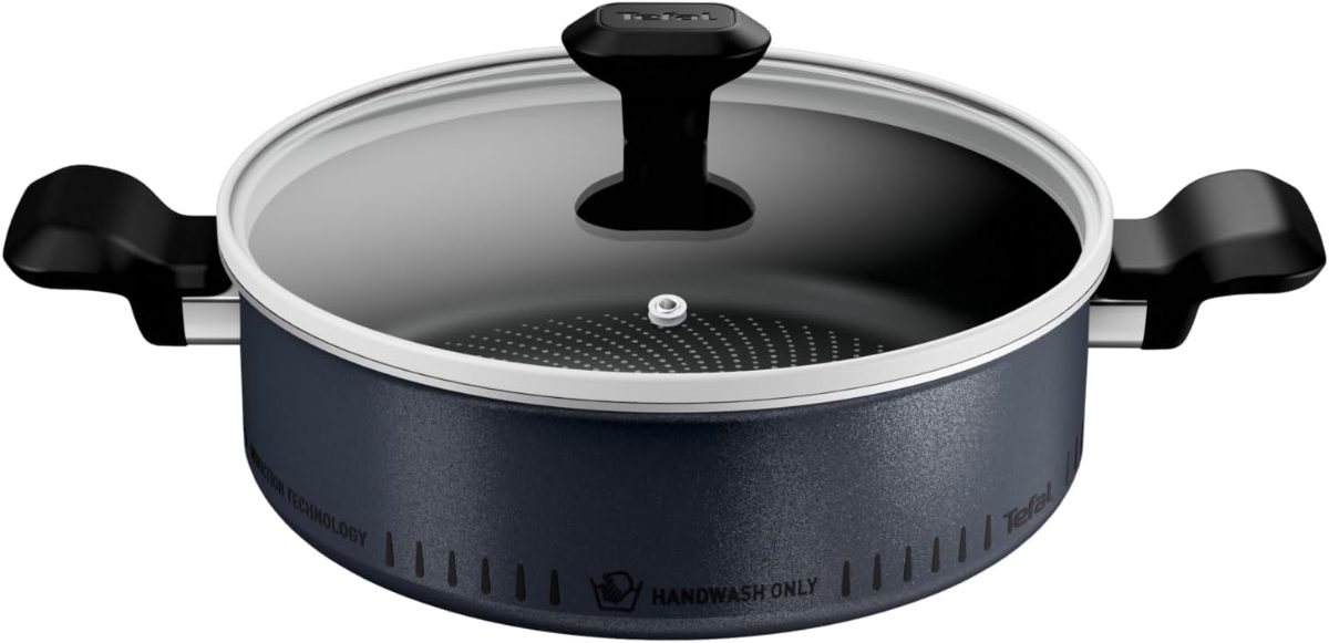 TEFAL Pot, H0567042, Aluminum, Lid included