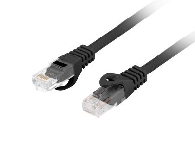 Patchcord Cat.6 UTP LSZH CU, PCU6-10CU-0050-BK, 0.5 m, Black