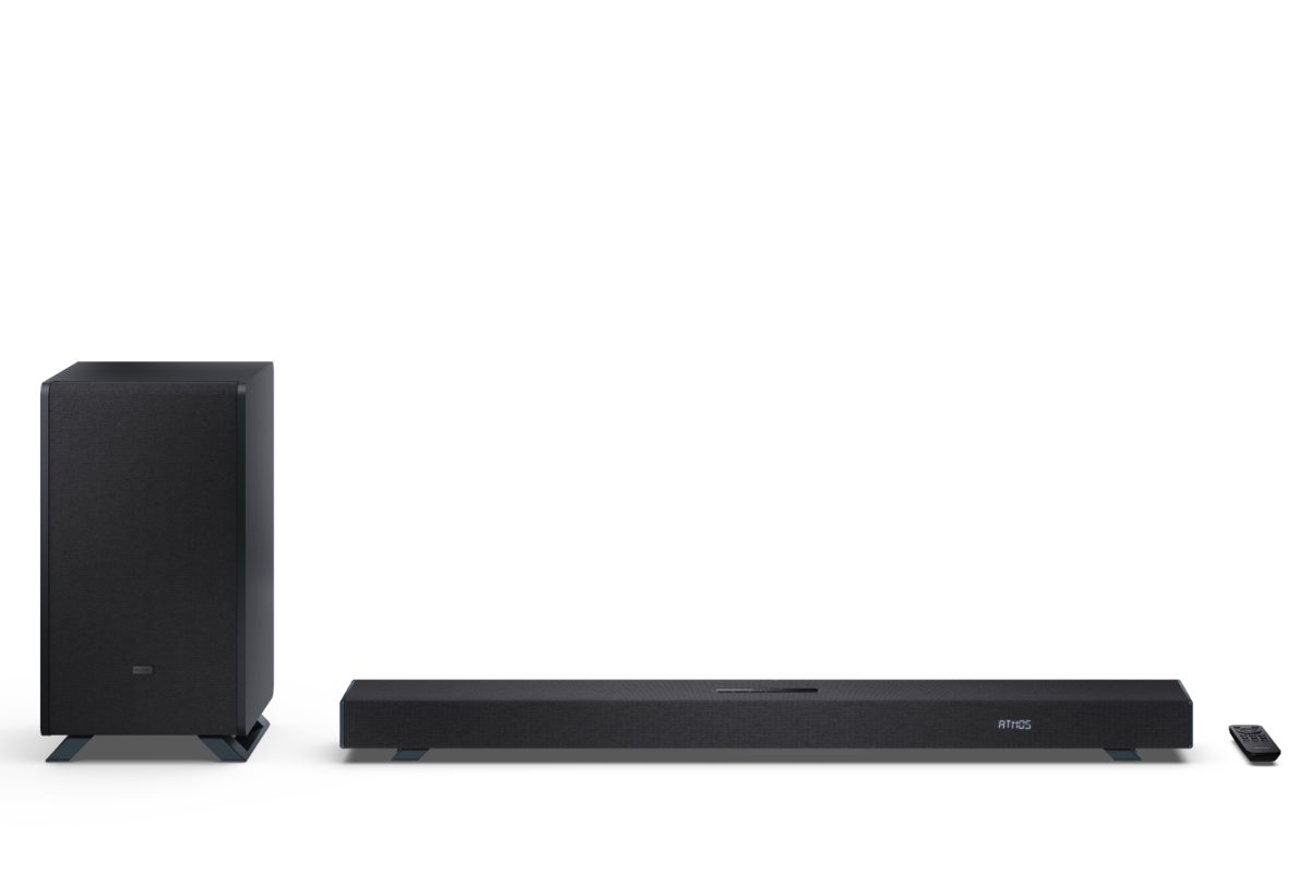 3.1.2 Dolby Atmos/DTS:X Soundbar with Wireless Subwoofer, HT-SBW53121(BK), Bluetooth