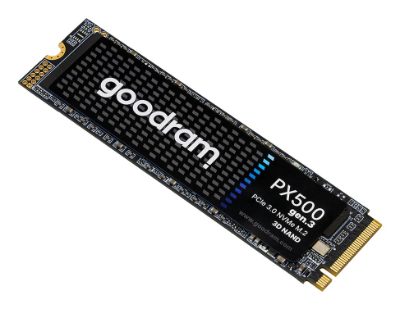 SSD, GOODRAM, 600xTBW rating, MTBF 1500000 h, Read speed 3300 MB/s, Write speed 2700 MB/s, NVMe Yes, PCI Express 3.0, M.2, 1000 GB, SSDPR-PX500-01T-80-G3