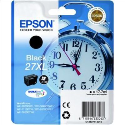 Epson T2711, 27XL, Ink cartridge, Black