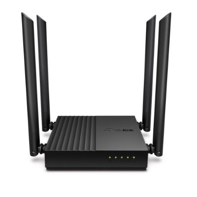 AC1200 Wireless MU-MIMO Wi-Fi Router, Archer C64 2.0, 802.11ac, 867+300 Mbit/s, 10/100/1000 Mbit/s, Ethernet LAN (RJ-45) ports 4, Mesh Support Yes, MU-MiMO Yes, No mobile broadband, Antenna type 4 x Fixed Omnidirectional