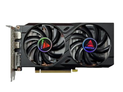 Graphics Card, BIOSTAR, NVIDIA GeForce GTX 1660 TI, 6 GB, GDDR6, 192 bit, PCIE 3.0 16x, GPU 1500 MHz, Dual Slot Fansink, 1xDVI-D, 1xHDMI, 1xDisplayPort, VN1666TF69