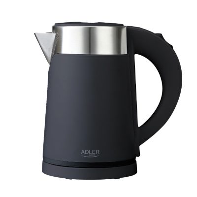 Kettle, AD 1372, Electric, 800 W, 0.6 L, Plastic/Stainless steel, 360° rotational base, Black