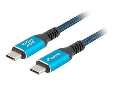 USB-C M/M 4.0 CABLE 240W 8K 60HZ, CA-CMCM-45CU-0015-BK