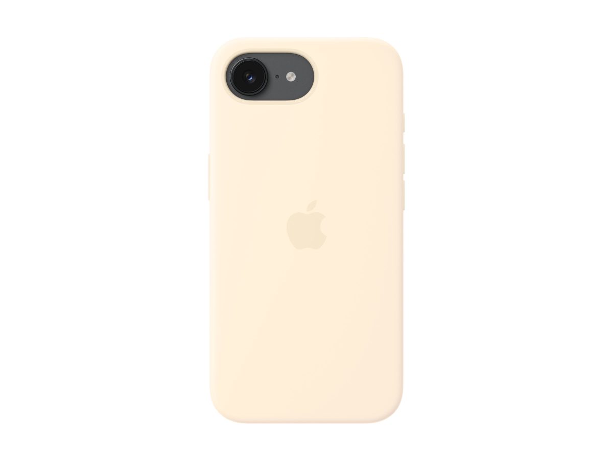 Apple iPhone 17e Silicone Case with MagSafe – Vanilla, Apple