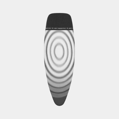 BRABANTIA gludināmā dēļa pārvalks, 135x45 cm, Titan Oval (D), 8 mm