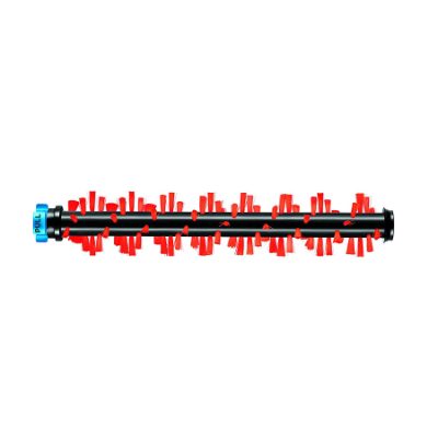 Area rug and carpet brush roll, No ml, 1 pc(s), Red/Black