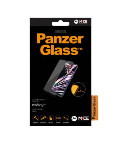 Screen protector, Motorola, Moto g50, Glass, Black, Full frame coverage; 100% touch preservation; Rounded edges, Case friendly