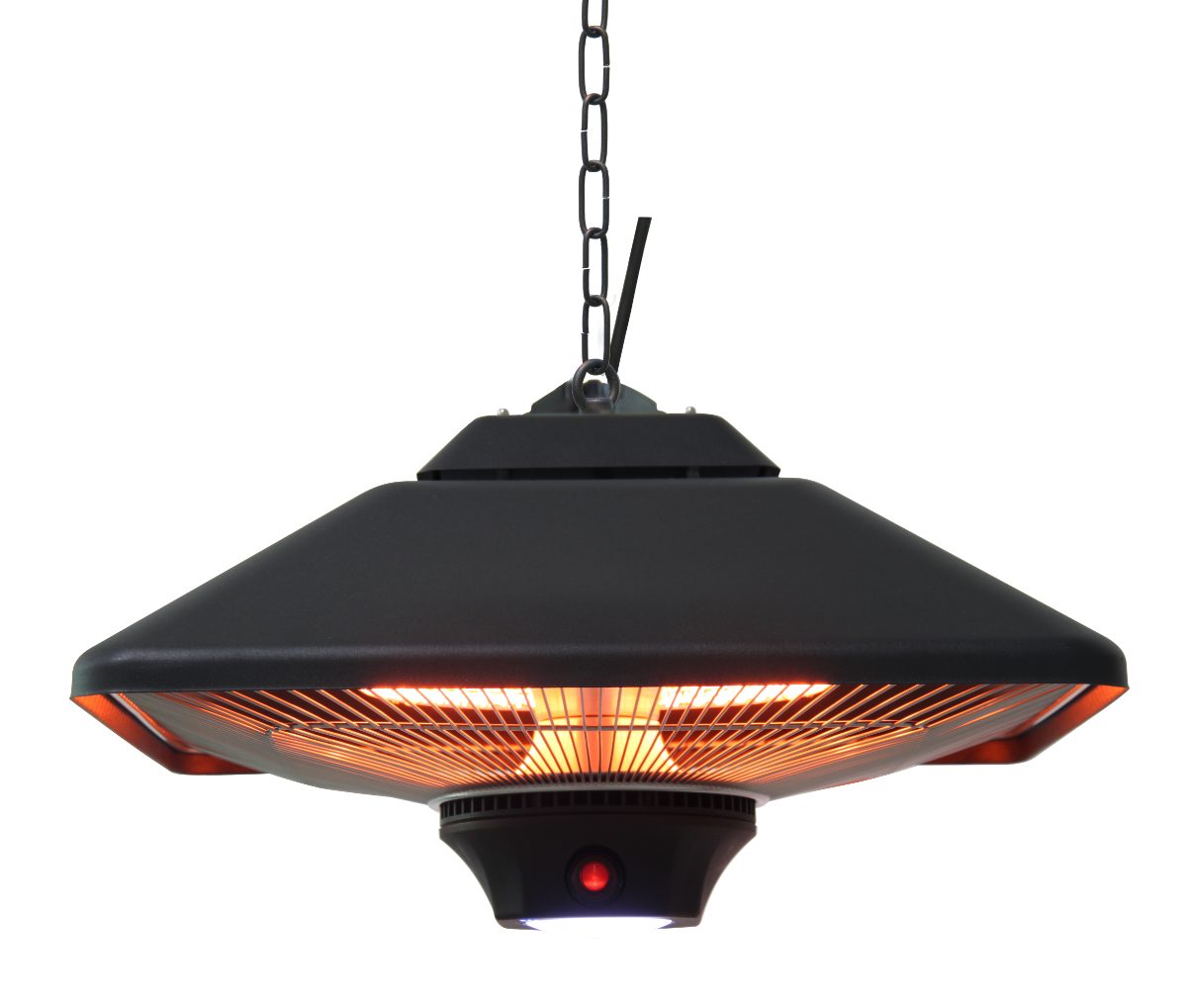 TunaBone Electric Ceiling Patio Heater, TB2088-01, Patio heater, 2000 W, Number of power levels 3, Black, IP24