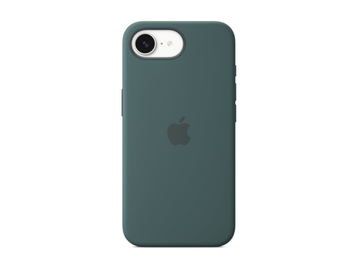 Apple iPhone 16e Silicone Case – Lake Green, Apple