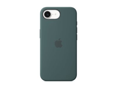 Apple iPhone 16e Silicone Case – Lake Green, Apple