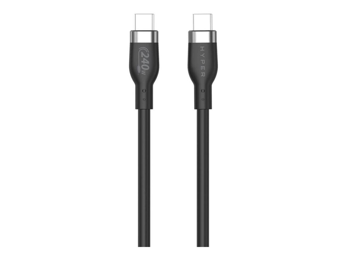 1M Silicone 240W USB-C Charging Cable, USB-C to USB-C