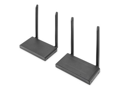 Digitus 4K Wireless HDMI KVM Extender Set, 150 m, DS-55328, Black