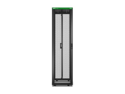 APC Easy Rack 600mm/48U/1000mm , with Roof, castors, feet and 4 Brackets, No Side panels, black, Schneider Electric