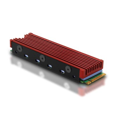 Passive aluminum cooler for all M.2 SSDs, size 2280, high 12 mm, CLR-M2