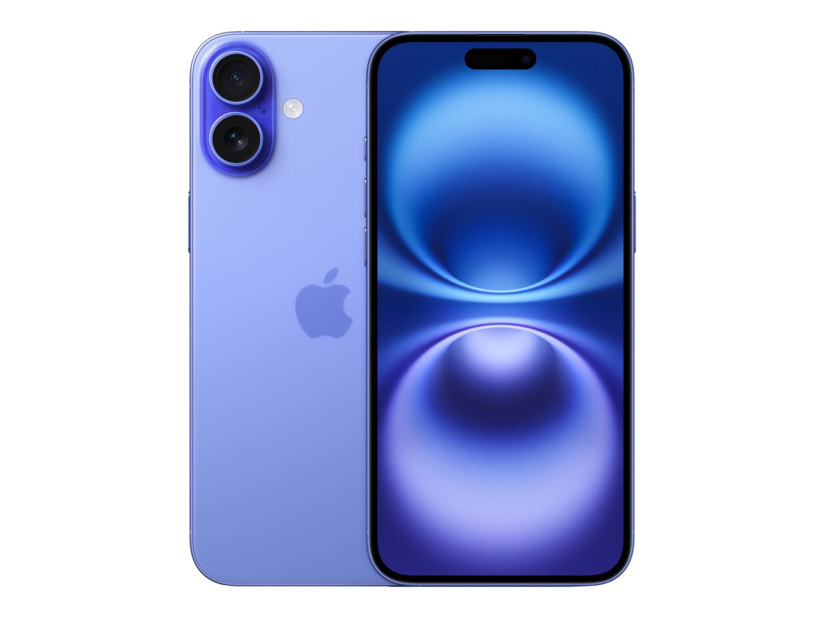 iPhone 16 Plus, Ultramarine, 6.7 ", Super Retina XDR, 2796 x 1290 pixels, A18, Internal RAM 8 GB, 128 GB, Dual SIM, 4G, 5G, Main camera resolution 48+12 MP, Secondary camera resolution 12 MP, iOS, 18