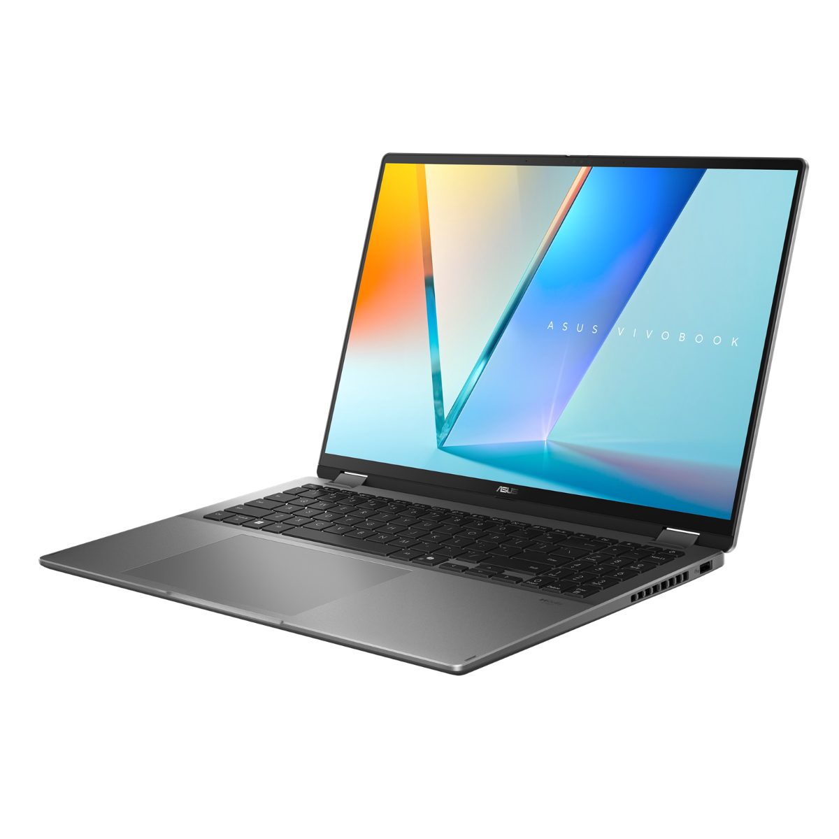 Asus Vivobook 16 Flip TP3607SA-RJ033W, Matte Gray, 16 ", OLED, Touchscreen, 3K, 120 Hz, 2880 x 1800 pixels, Glossy, Intel Core Ultra 7, 256V, 16 GB, LPDDR5X, Solid-state drive capacity 1000 GB, Intel Graphics, Windows 11 Home, 802.11be, Bluetooth version 5.4, Keyboard language US international, Keyboard backlit, Warranty 24 month(s)