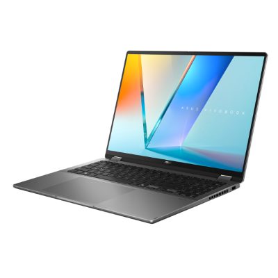 Asus Vivobook 16 Flip TP3607SA-RJ033W, Matte Gray, 16 ", OLED, Touchscreen, 3K, 120 Hz, 2880 x 1800 pixels, Glossy, Intel Core Ultra 7, 256V, 16 GB, LPDDR5X, Solid-state drive capacity 1000 GB, Intel Graphics, Windows 11 Home, 802.11be, Bluetooth version 5.4, Keyboard language US international, Keyboard backlit, Warranty 24 month(s)