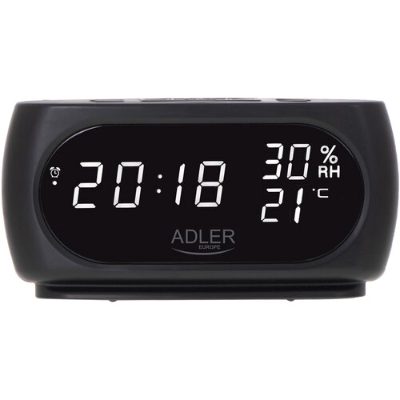 Clock with Thermometer, AD 1186, Black
