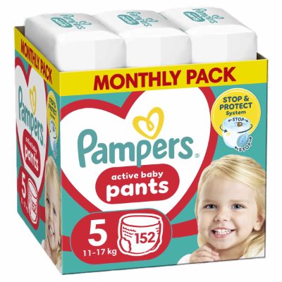 Pampers Pants autiņbiksītes, 5. izmērs, 12kg-17kg, 152 gab.
