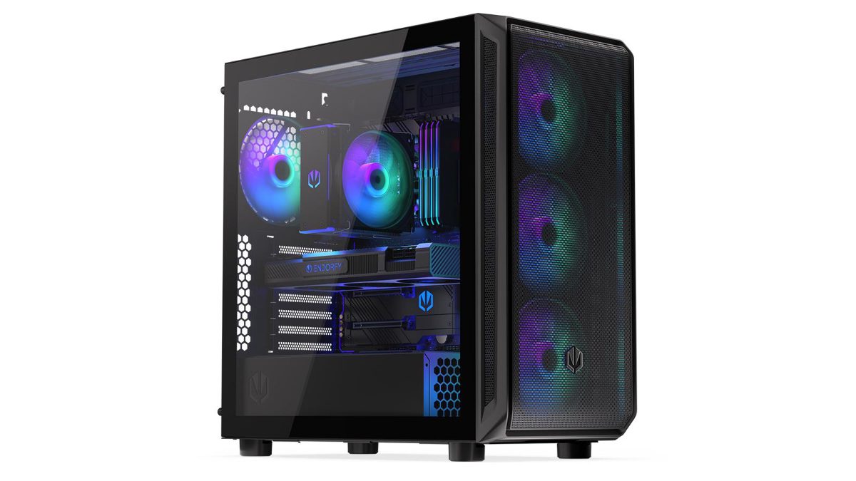 Case, ENDORFY, Arx 700 ARGB, MidiTower, Case product features Transparent panel, Not included, ATX, MicroATX, MiniITX, Colour Black, EY2A013