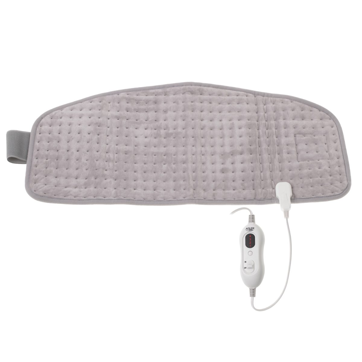 Heating belt on he loins, AD 7437, Number of heating levels 4, Number of persons 1, Remote control, 100 W, Light Grey