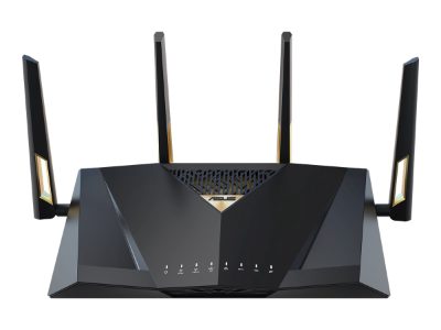 Dual-band WiFi 7 AiMesh Extendable Performance Router, RT-BE88U, 802.11be, 10/100/1000 Mbit/s, Ethernet LAN (RJ-45) ports 4, Mesh Support Yes, MU-MiMO Yes, 3G/4G data sharing, Antenna type External