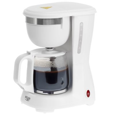 Adler Coffee Maker, AD 4381w, Drip, 600 W, White