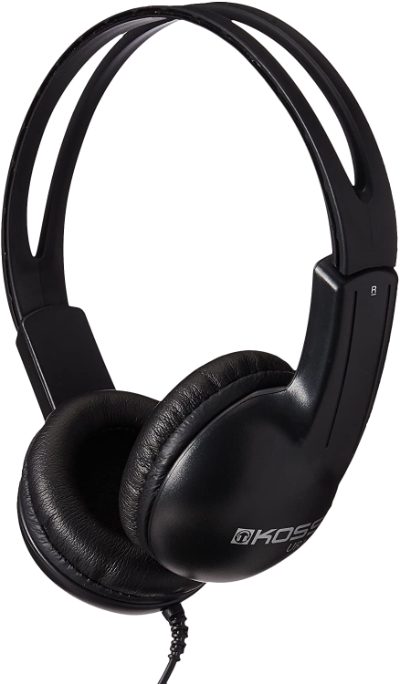 Headphones, UR10iK, Wired, On-Ear, Microphone, Black, Noise canceling
