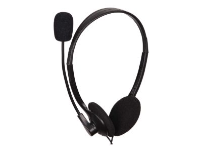 Stereo headset, MHS-123, Built-in microphone, 3.5 mm, Black