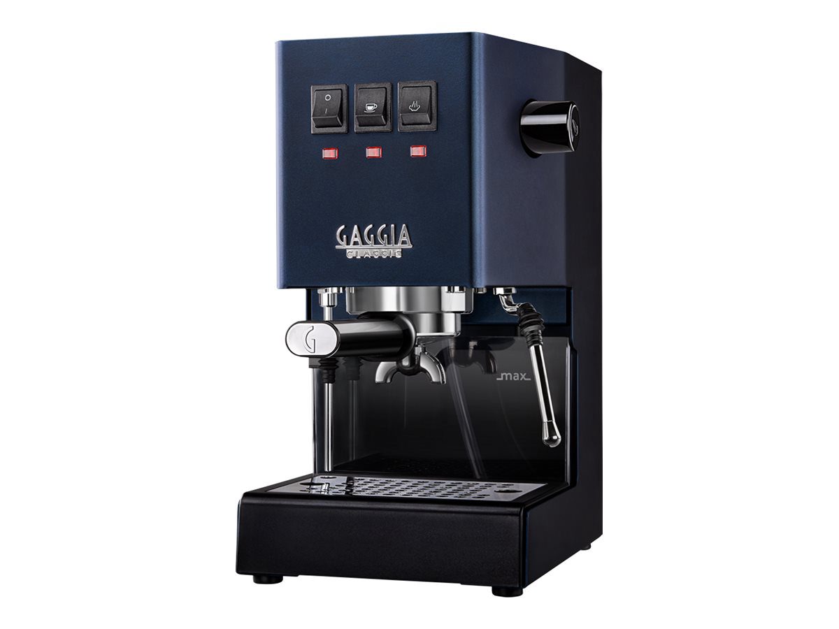 Gaggia Coffee Maker, RI9481/15 Classic E24, Pump pressure 15 bar, Built-in milk frother, Semi-automatic, Classic Blue