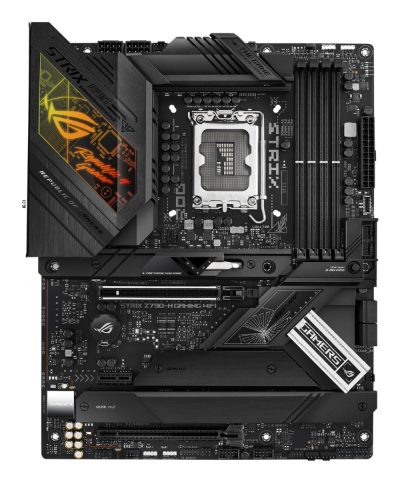 Mainboard, ASUS, Intel Z790, LGA1700, ATX, Memory DDR5, Memory slots 4, 1xPCI-Express 3.0 1x, 1xPCI-Express 4.0 16x, 1xPCI-Express 5.0 16x, 4xM.2, 1xHDMI, 1xDisplayPort, 2xUSB 2.0, 6xUSB 3.2, 2xUSB-C, 1xOptical S/PDIF, 1xRJ45, 5xAudio port, STRIXZ790-HGAMINGWIFI