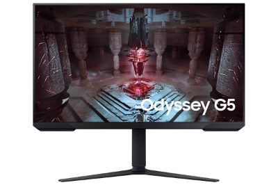 LCD Monitor, SAMSUNG, Odyssey G5 G51C, 32", Gaming, 2560x1440, 16:9, 165Hz, 1 ms, Swivel, Pivot, Height adjustable, Tilt, Colour Black, LS32CG510EUXEN