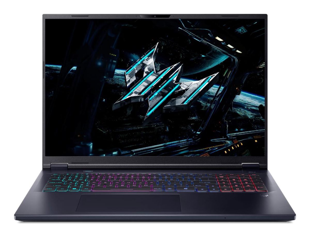 Notebook, ACER, Predator, Helios Neo 18 AI, PHN18-72, CPU  Intel Core Ultra, u7-255HX, 2400 MHz, 18", 2560x1600, RAM 16GB, DDR5, SSD 512GB, NVIDIA GeForce RTX 5060, 8GB, ENG, Windows 11 Home, Black, 3.3 kg, NH.QVFEL.001