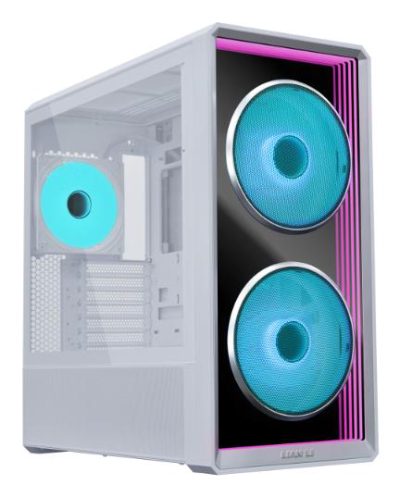 Case, LIAN LI, ATX/micro ATX/Mini-ITX/EATX/SSI EEB, White, Midi Tower, PC, Lian Li Lancool 217 INF White (G99.LAN217INFW.00), G99.LAN217INFW.00