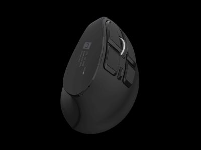 Vertical Mouse, Euphonie Pro, Wireless, Bluetooth, 2.4GHz, Black